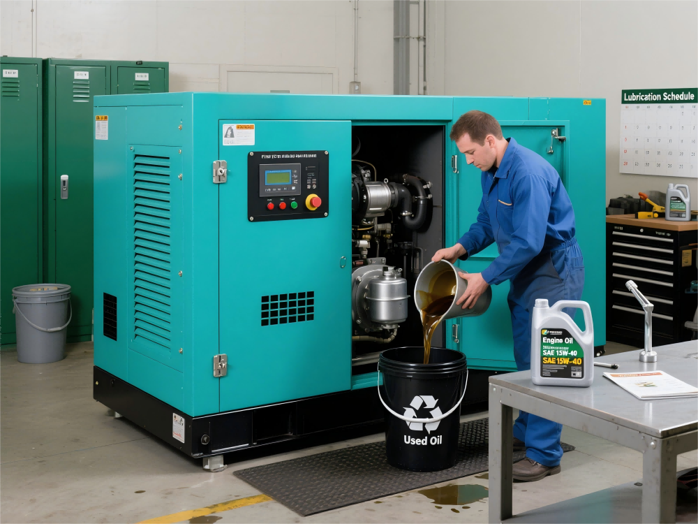 How much does a diesel generator cost O&M?